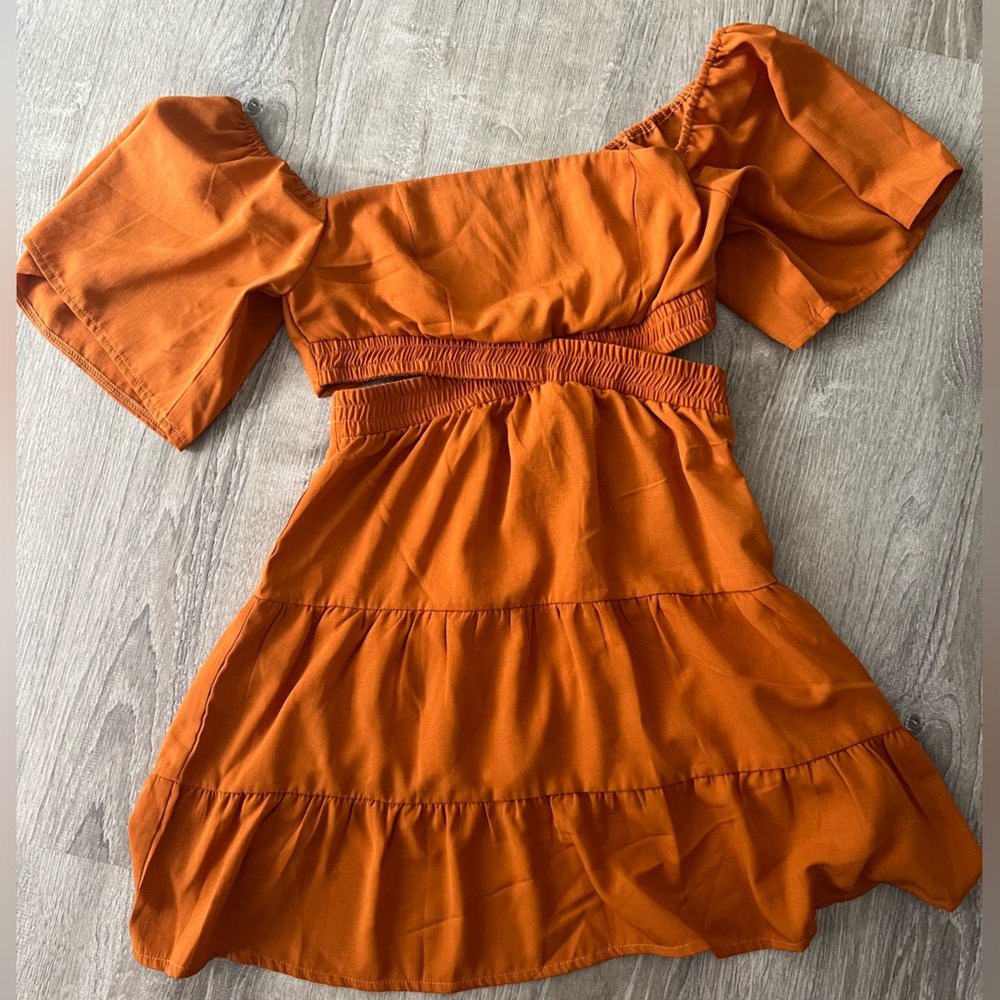 New dress with side cutouts
